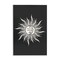 Stupell Industries Celestial Sun on Black Wall Plaque Art Design by JJ Design House LLC